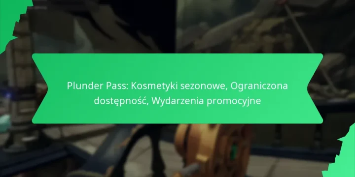 Plunder Pass: Kosmetyki sezonowe, Ograniczona dostępność, Wydarzenia promocyjne