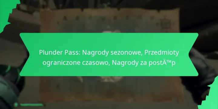Plunder Pass: Nagrody sezonowe, Przedmioty ograniczone czasowo, Nagrody za postęp