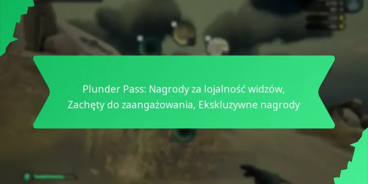 Plunder Pass: Nagrody za lojalność widzów, Zachęty do zaangażowania, Ekskluzywne nagrody