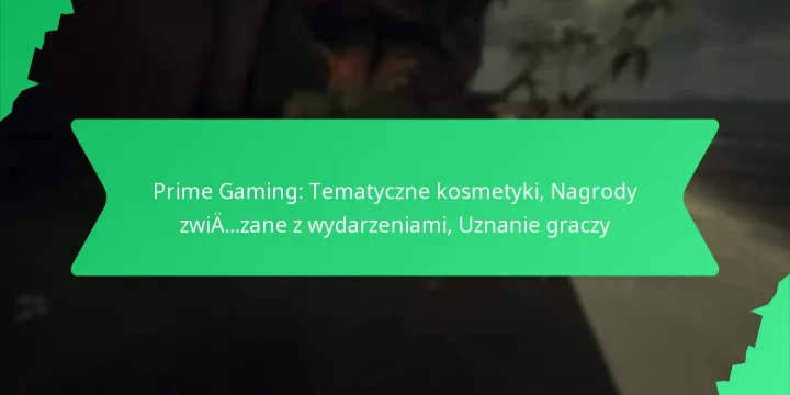 Prime Gaming: Tematyczne kosmetyki, Nagrody związane z wydarzeniami, Uznanie graczy