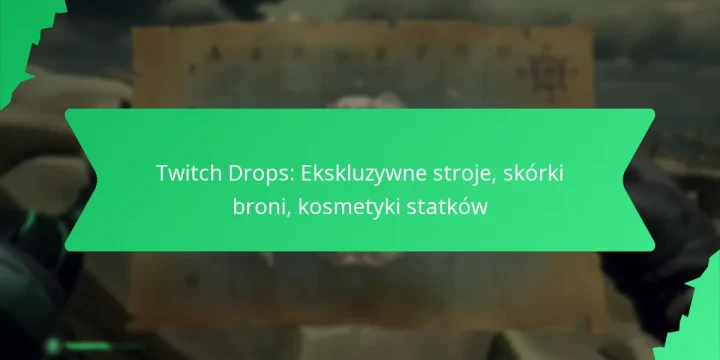Twitch Drops: Ekskluzywne stroje, skórki broni, kosmetyki statków