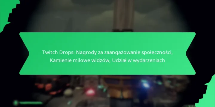 Twitch Drops: Nagrody za zaangażowanie społeczności, Kamienie milowe widzów, Udział w wydarzeniach
