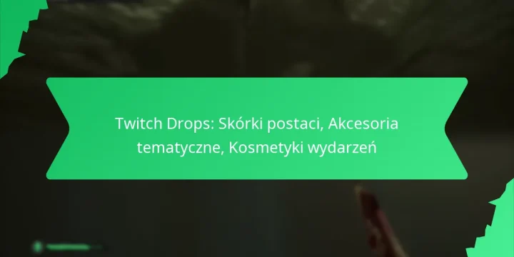 Twitch Drops: Skórki postaci, Akcesoria tematyczne, Kosmetyki wydarzeń