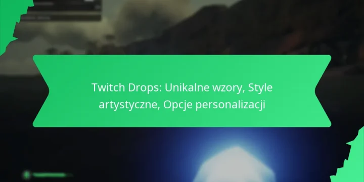 Twitch Drops: Unikalne wzory, Style artystyczne, Opcje personalizacji