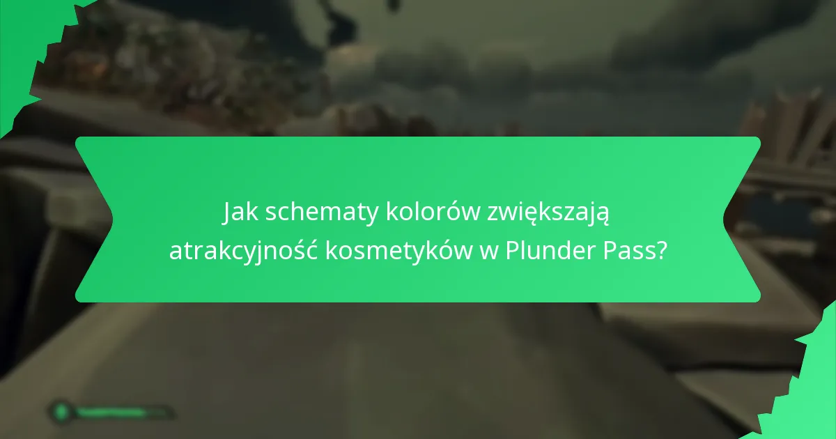 Jakie elementy designu definiują kosmetyki w Plunder Pass?